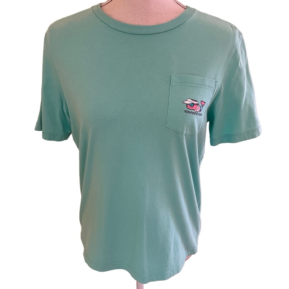 Vineyard Vines Youth Seafoam Lifeguard Tee L